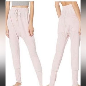 FREE PEOPLE Intimately Cozy All Day Harem Joggers Daytime Fireworks XS